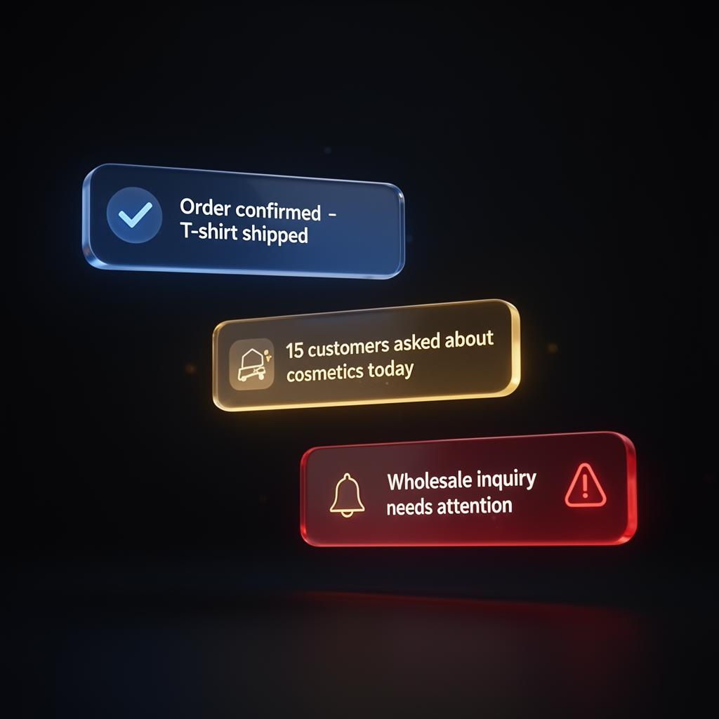Fanchat AI support notifications